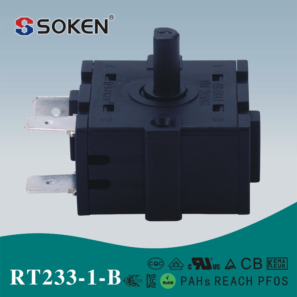 Переключатель режимов Обогревателя RT233-1-B ( 4 режима)